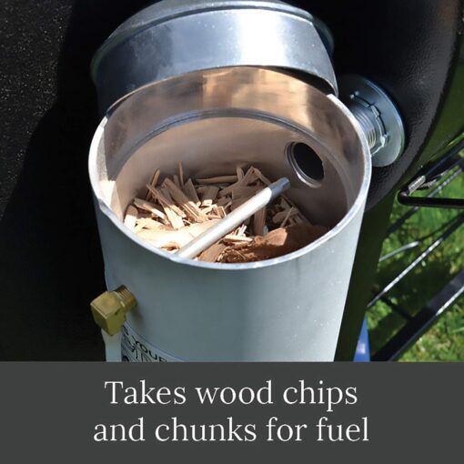Smoke Daddy Big Kahuna Hot or Cold Smoke Generator | Works with Any Outside BBQ Grill | Electric Smoker Pellet Accessory | Add Your Favorite Blend of Wood Chunks or Chips to Customize Flavor Profile - Image 7