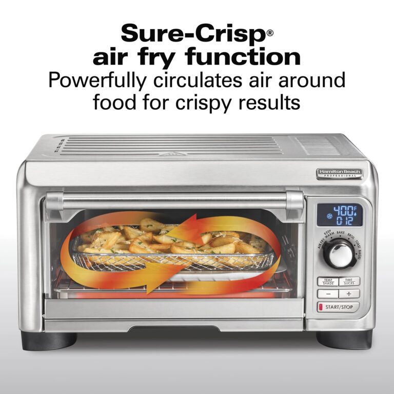 Hamilton Beach Professional Sure-Crisp Digital Air Fryer Toaster Oven Combo with 6-in-1 Functionality, 1500 Watts, 10-inch Pizza / 4 Slice Capacity, Stainless Steel (31241) - Image 7