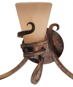Minka Lavery Wall Light Fixtures 6763-211 Tofino Reversible Glass Bath Vanity Lighting, 3 Light, 300 Watts, Bronze