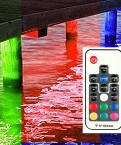 Green Blob Outdoors Multi-Color Pimp My Dock LED Lights DIY Premium 15,000 Lumen LED Under Dock Lighting Kit SMD5630 IP68 Completely Waterproof (Neon Multi-Color 25ft)
