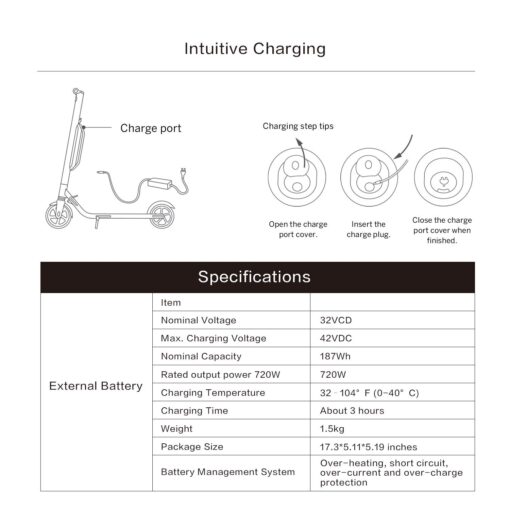 Segway-Ninebot External Battery Pack for ES1/ES2/ES4 Electric Kick Scooters - Image 6