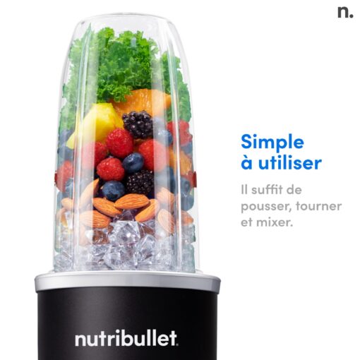 nutribullet Pro+ 1200 Watt Personal Blender with Pulse Function SKU – Black - Image 9