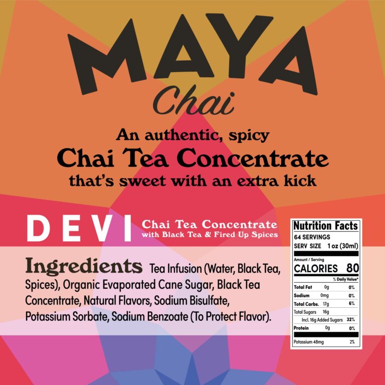 Maya Chai Tea Concentrate, Devi, Extra Spice, Heritage Recipe, Pump Included, 64 Fluid Ounce (Pack of 6) - Image 5