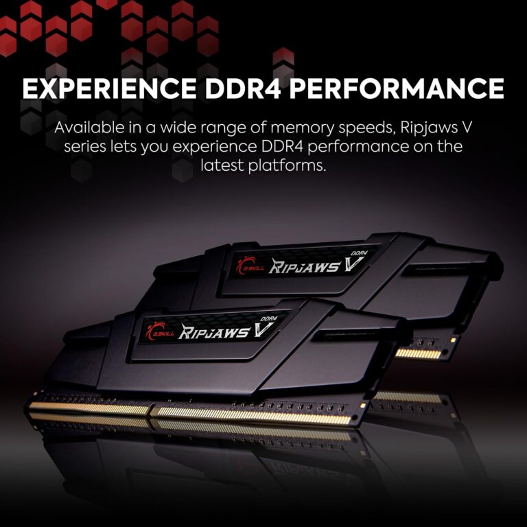 G.SKILL Ripjaws V Series (XMP) DDR4 RAM 128GB (4x32GB) 2666MT/s CL18-18-18-43 1.20V Intel AMD Desktop Computer Memory UDIMM - Black (F4-2666C18Q-128GVK) - Image 4