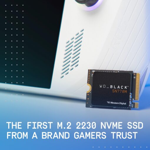 WD_BLACK 2TB SN770M M.2 2230 NVMe SSD for Handheld Gaming Devices and Compatible laptops. Speeds up to 5,150MB/s, TLC 3D NAND, Great for Asus ROG Ally, Steam Deck and Microsoft Surface - Image 6