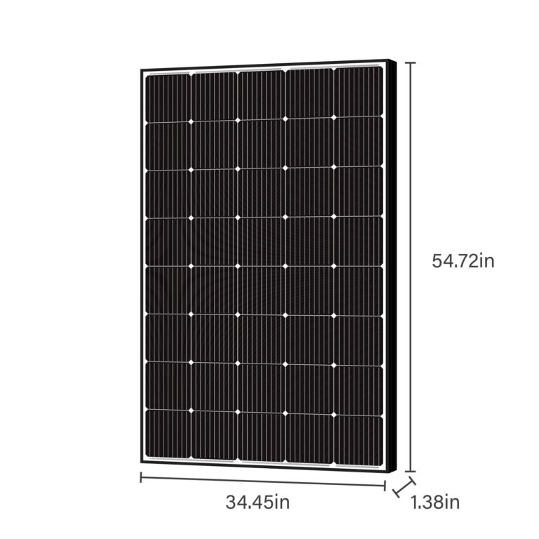 Newpowa 250W Solar Panel Monocrystalline for 12V 24V Norminal System with High-Efficiency Voltage Boost 15V Cells Works Best with MPPT Controller Charger Off-Grid for RV Marine Boat 250 Watts - Image 6