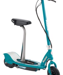 Razor E200S Electric Scooter - 8" Air-filled Tires, 200-Watt Motor, Up to 12 mph and 40 min of Ride Time, Teal