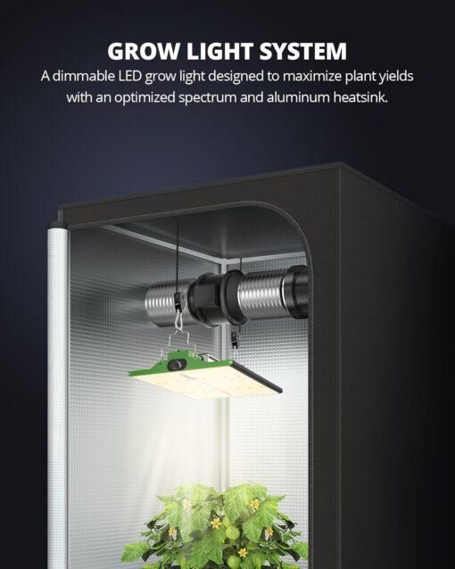 VIPARSPECTRA P2000 LED Grow Lights for Seed Starting Vegetables Bloom, 250 Watt Dimmable Plant Light Dimming Daisy Chain Grow Lights for Indoor Plants Full Spectrum in 4x2/3x3 Grow Tent - Image 2