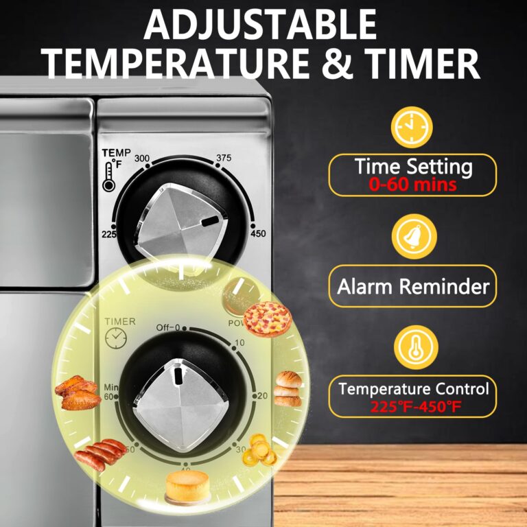 Hijolla Electric Pizza Oven Commercial Pizza Maker Countertop Pizza Machine 1200w With Timer, Stainless Steel Pizza Cooker,Indoor Countertop Pizza Oven For Home、Restaurant & Commercial Use - Image 6