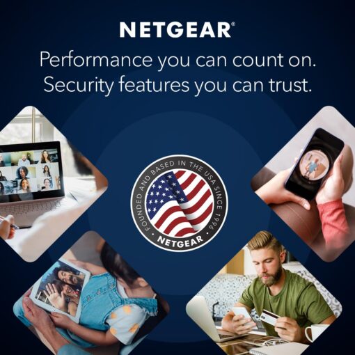 NETGEAR Nighthawk Tri-Band WiFi 7 Router (RS300) - Security Features, BE9300 Wireless Speed (up to 9.3Gbps) - Covers up to 2,500 sq. ft., 100 Devices - 2.5 Gig Internet Port - Image 7