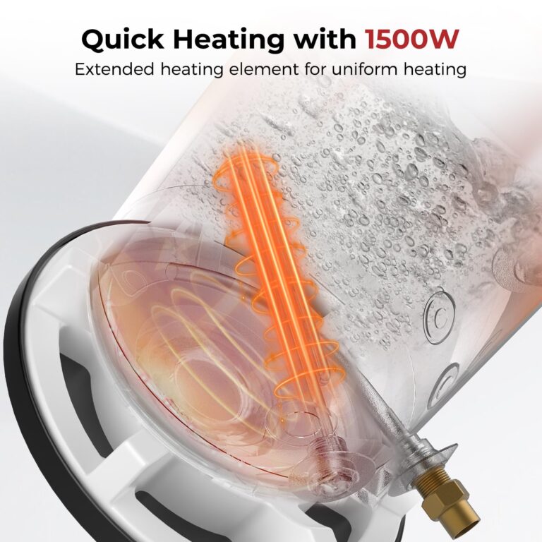 CAMPLUX Tank Water Heater Electric,10 Gallon Point of Use Hot Water Heater (ME100B) 120V 1500W, Easier Using with Adjustable Thermostat, Save Time, UL Listed - Image 4