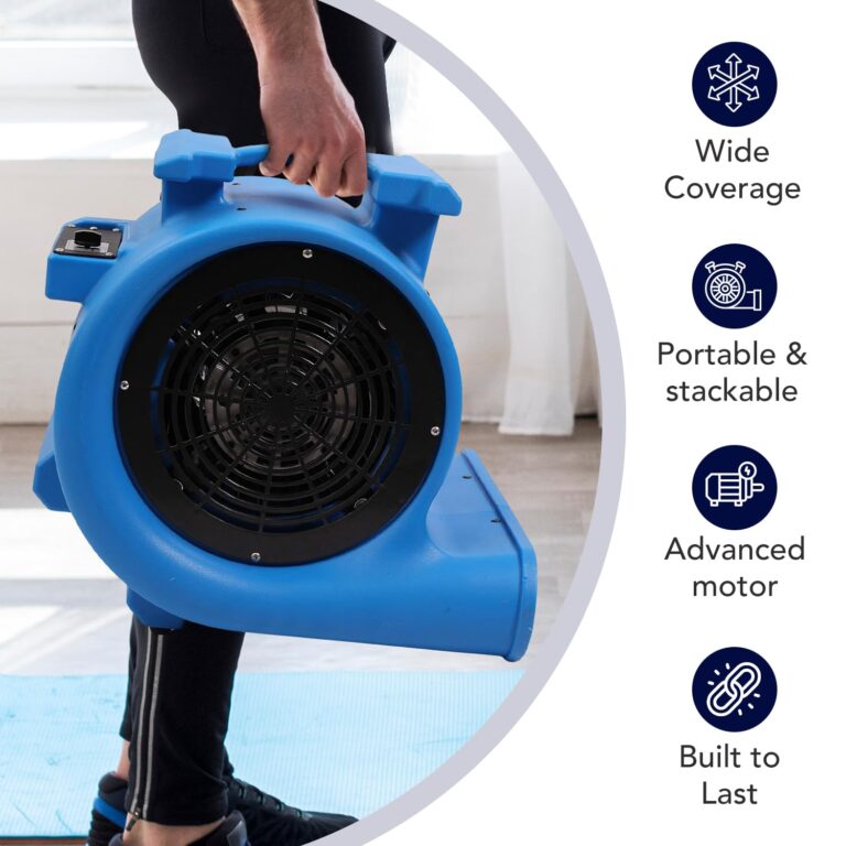 MOUNTO 3-Speed Air Mover 1HP 4000+ CFM Monster Floor Blower Carpet Dryers Janitoral Floor Dryer - Image 4