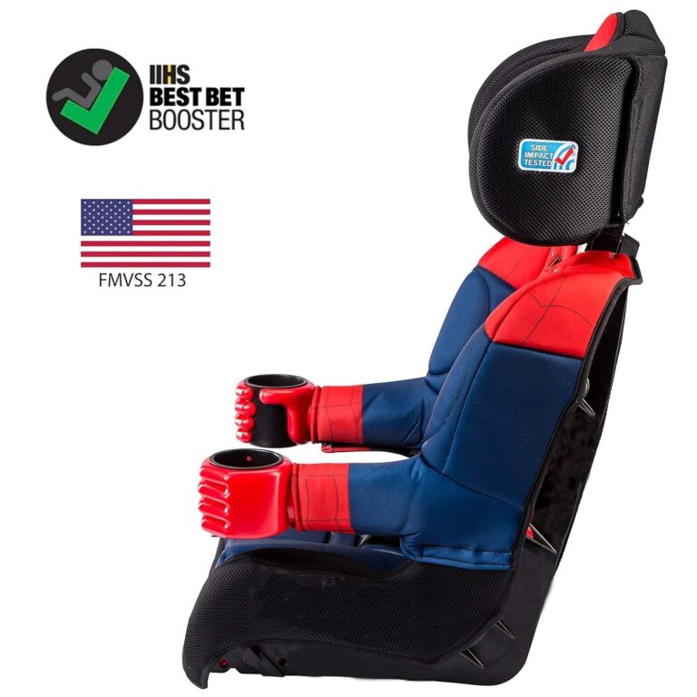 KidsEmbrace Marvel Spider-Man 2-in-1 Forward-Facing Booster Car Seat LATCH | 5-Point Harness Booster 22-65lbs converts to Belt-Positioning Booster 40-100lbs | Adjustable - Image 7
