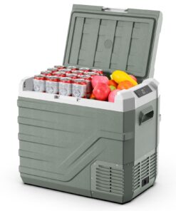 Alpicool Car Refrigerator 12 Volt Refrigerator 46 Quart Portable Freezer 12V Car Fridge Portable Fridge Freezer 12/24V DC 110~240 Volt AC for Truck RV Camper SUV Electric Cooler for Camping -4℉-68℉