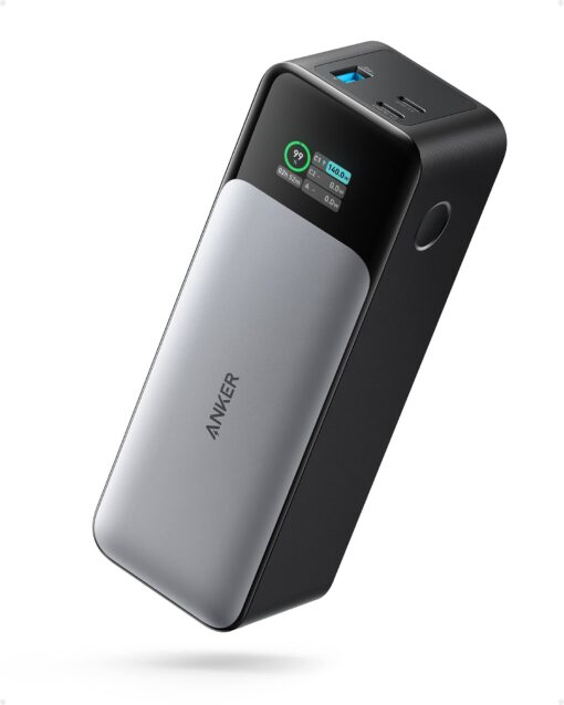 Anker 737 Power Bank, 24,000mAh 3-Port Laptop Portable Charger with 140W Output, Smart Digital Display, Compatible with iPhone 15/14 /13 Series, Vision Pro, Samsung, MacBook, Dell, AirPods, and More - Image 9