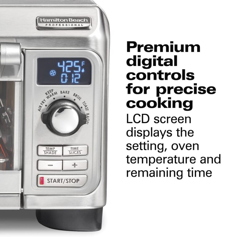 Hamilton Beach Professional Sure-Crisp Digital Air Fryer Toaster Oven Combo with 6-in-1 Functionality, 1500 Watts, 10-inch Pizza / 4 Slice Capacity, Stainless Steel (31241) - Image 3