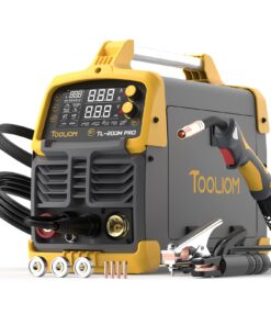 TOOLIOM 200A MIG Welder 5 in 1 MIG/Flux MIG/Lift TIG/Stick/Spool Gun 110/220V Dual Voltage Aluminum Welding Machine Multifunctional Welder