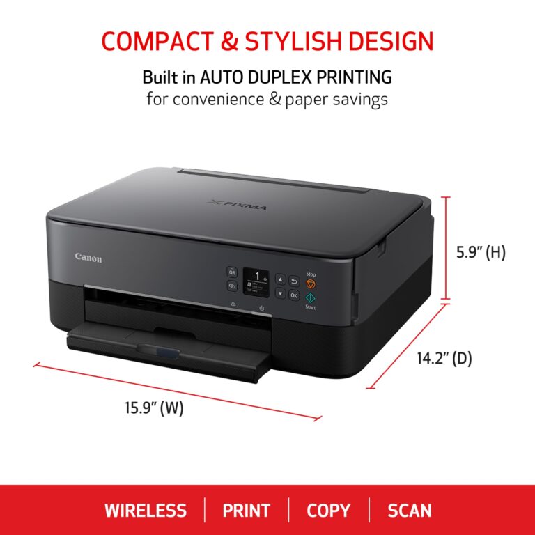 Canon PIXMA TS6420a All-in-One Wireless Inkjet Printer [Print,Copy,Scan], Black, Works with Alexa - Image 8