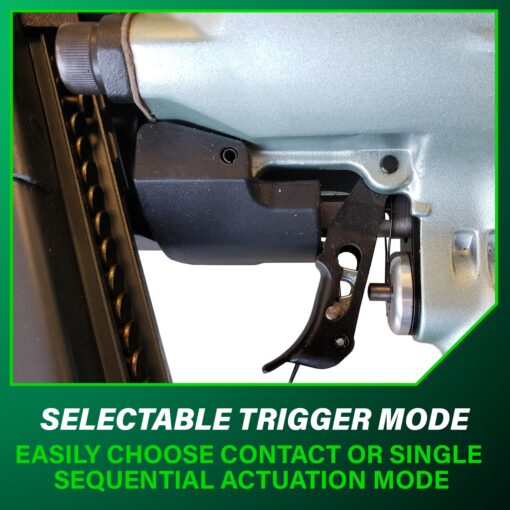 Metabo HPT Framing Nailer | Pneumatic | 2 to 3-1/4-Inch Nails | Tool-less Depth Adjustment | 21 Degree Magazine | Selective Actuation Switch | 5-Year Warranty | NR83A5 - Image 9