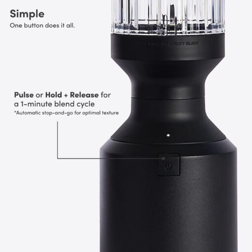 Beast Mega 1200 | Premium Countertop Blender | Smoothies, Shakes, Sauces, Dips, Soups | Blends Ice and Frozen Fruit | XL Vessel | Extra Vessels, Straw System Included | 1200W | (Carbon Black, 120V) - Image 5