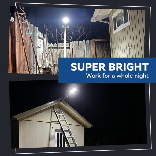 LANGY Solar Street Lights 2PACK (2PACK 12000LM) - Image 3