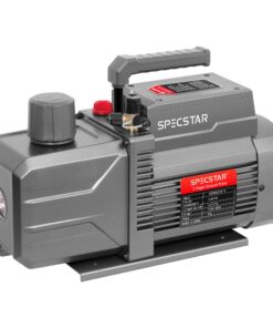 SPECSTAR 110V 9.6 CFM 1 HP Dual-Stage Rotary Vane HVAC Air Vacuum Pump for R12 R22 R134a R410a Systems with Oil Bottle