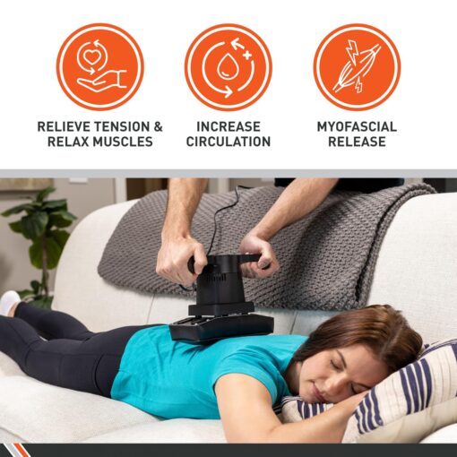 Body Sport Therapeutic Dual Speed Professional Vibrating Massager for Pain & Aching Muscle Relief – High-Powered, Effective, Chiropractic Myofascial Release Tool - Image 6