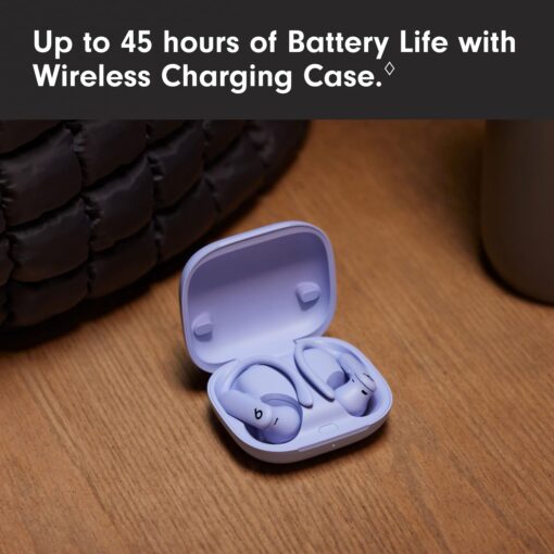 Beats Powerbeats Pro 2 Wireless Bluetooth Earbuds - Noise Cancelling, Heart Rate Monitor, IPX4, Up to 45H Battery & Charging Case, Works with Apple & Android - Hyper Purple - Image 2