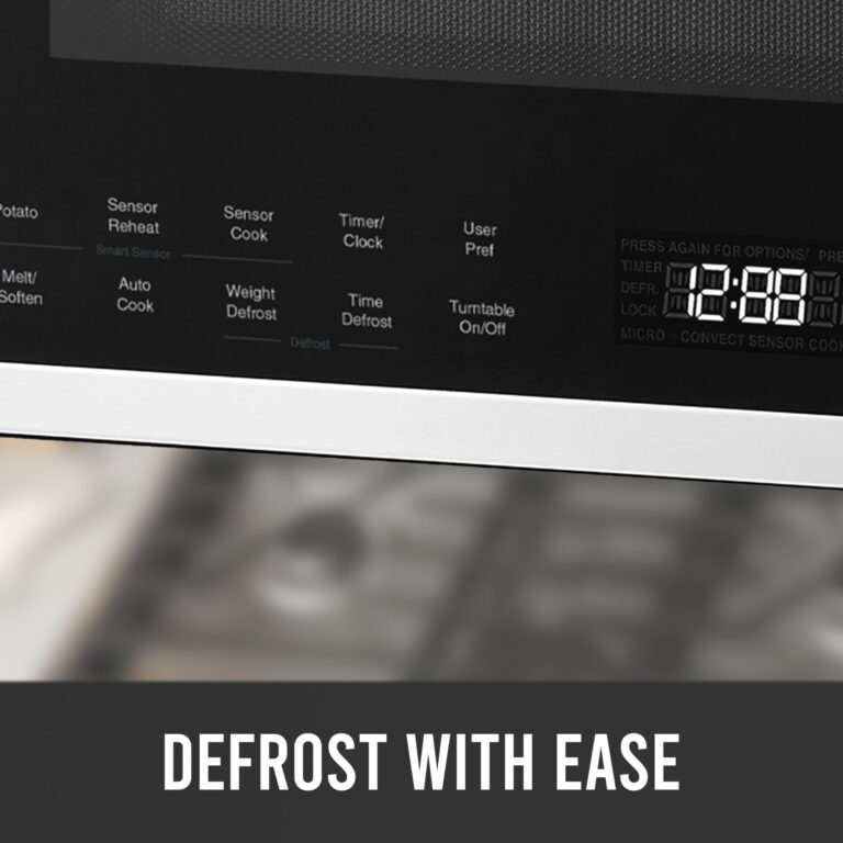Farberware Over-the-Range Microwave Oven, 1.2 Cu. Ft. - 1000W - Auto Reheat, Multi-Stage Cooking, Melt/Soften Feature, Child Safety Lock, LED Display - Space Efficient & Powerful - Stainless Steel - Image 3