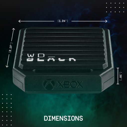 WD_Black 2TB C50 Storage Expansion Card, Officially Licensed for Xbox – Quick Resume, Plug & Play, NVMe SSD Expansion for Xbox Series X|S Gaming Consoles - WDBMPH0020BNC-WCSN - Image 7