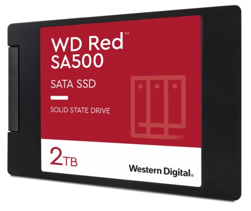 Western Digital 2TB WD Red SA500 NAS 3D NAND Internal SSD Solid State Drive - SATA III 6 Gb/s, 2.5"/7mm, Up to 560 MB/s - WDS200T2R0A - Image 3