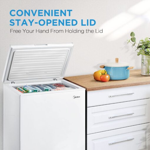 Midea MRC070S0AWW Chest Freezer, 7.0 Cubic Feet, White - Image 8