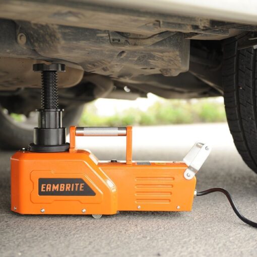 EAMBRITE 12V DC Heavy Duty 15 Ton 33000lbs Hydraulic Car Floor Jack with LED Light Electric Car Jack for Car, SUV and RV - Image 3