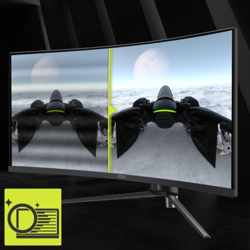 MSI MAG345CQR, 34-inch UWQHD 3440 x 1440 Computer Monitor, 180Hz, HDMI, 1ms, Black - Image 4