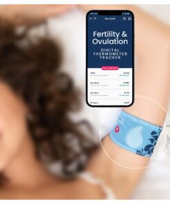 Tempdrop Fertility and Ovulation Tracker –Wearable Basal Body Temperature (BBT) Monitoring Sensor and Fertility Charting App Includes Comfortable Armband (L/XL - 12.5-18.5 Inches)