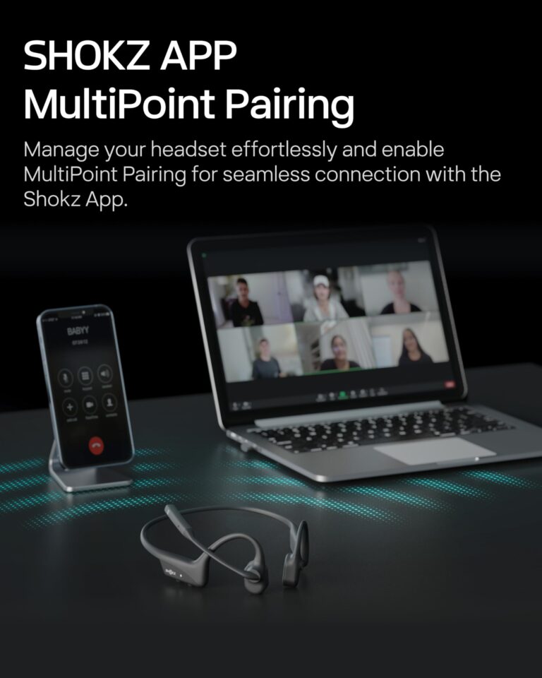 OpenComm2 UC 2025 Upgrade - Open-Ear Wireless Computer Headset with Boom Mic, Bone Conduction Bluetooth Stereo Headphones, USB-C Dongle Compatible with PC and Mac, Zoom Certified - C120 UC - Image 2