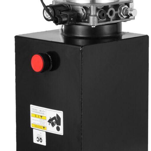 Mophorn 12 Quart Single Acting Hydraulic Pump 12V Hydraulic Power Unit with Steel Reservoir for Dump Trailer Truck Car Lift Unit - Image 3
