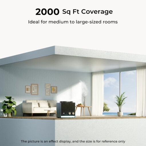 2025 Upgraded 2000 Sq Ft Dual Nozzle Smart Waterless Diffuser, 2×200ml Scent Air Machine for Home Hotel Collection Diffuser Cold Air Technology Waterless Essential Oil Diffuser for Large Room - Image 5
