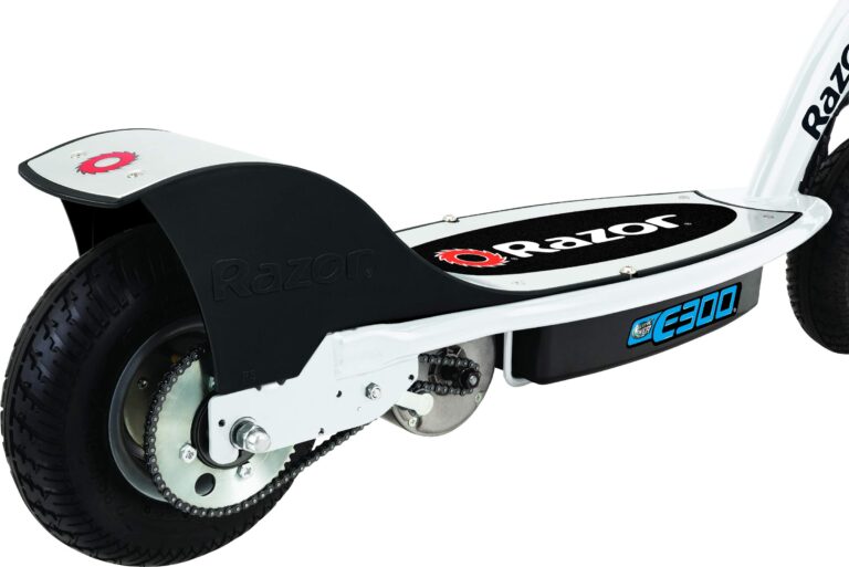 Razor E300 Electric Scooter for Kids Ages 13+ - 9" Pneumatic Tires, Up to 15 mph and 40 min of Ride Time, For Riders up to 220 lbs - Image 4