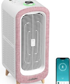 Jafända Large Room Air Purifier for Home up to 2105ft², Quiet Air Cleaner for Bedroom, 4×Ture HEPA 13 Activated Carbon Air Filter Removes 99.97% Pet Dander/Hair/Odor Allergies Dust Mold Smoke Pollen