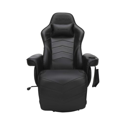 RESPAWN 900 Gaming Recliner - Video Games Console Recliner Chair, Computer Recliner, Adjustable Leg Rest and Recline, Recliner with Cupholder, Reclining Gaming Chair with Footrest - Black - Image 8