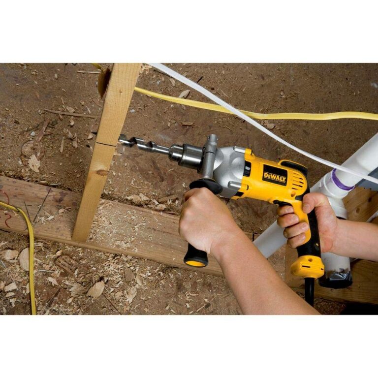 DEWALT Electric Drill, Pistol-Grip, 1/2-Inch, 10-Amp (DWD210G) , Yellow - Image 2