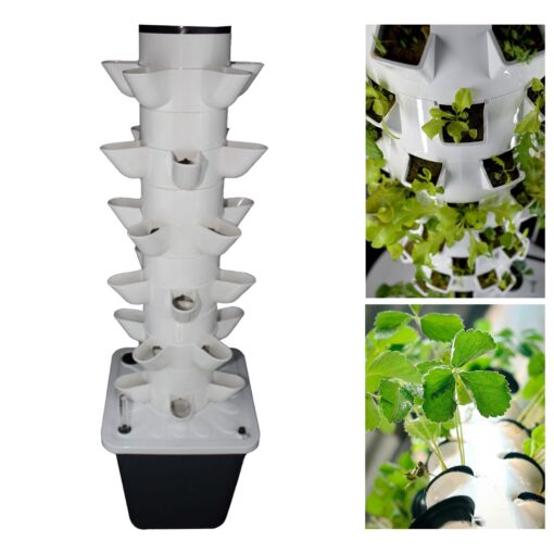 Vertical Gardening Planter Hydroponic Kit Lawn Sponge Inside Gardening Growing System Kit for Kitchen Yard, 30Holes - Image 7
