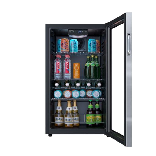 EdgeStar BWC121SS 19 Inch Wide 105 Can Capacity Extreme Cool Beverage Center - Image 8