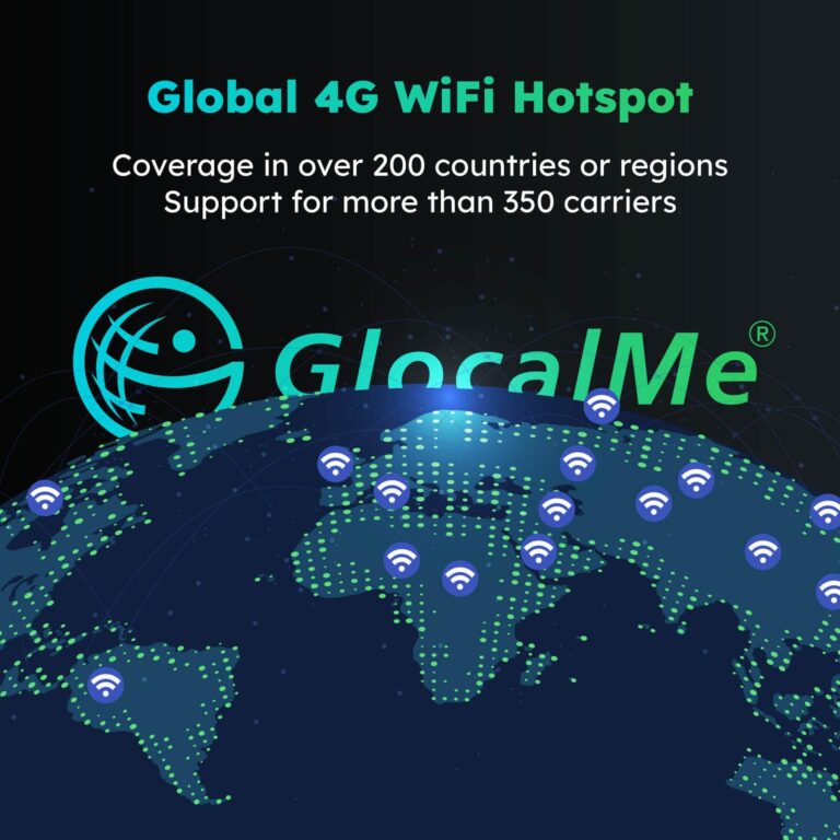 GlocalMe DuoTurbo 4G LTE Portable WiFi Hotspot for Travel in 200+ Countries, Mobile Hotspot Device with Global 1.1GB Data 30Days, SIMFREE and Dual Modem, 10 Devices Connected(White) - Image 5