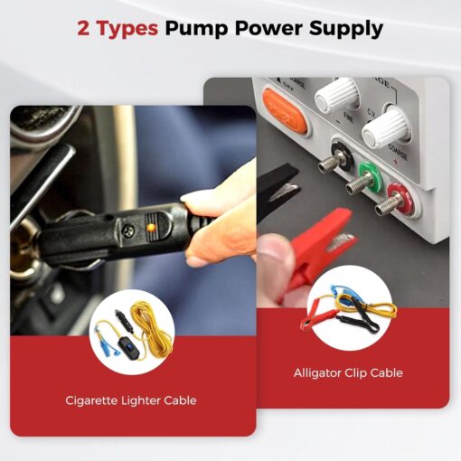 CAMPLUX 5L Portable Propane Gas Tankless Water Heater, 1.32 GPM Tankless Water Heater With 1.2 GPM Water Pump, Black - Image 3