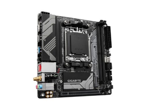 GIGABYTE A620I AX (AM5/ LGA 1718/ AMD/ A620/ Mini-ITX/ 5-Year Warranty/ DDR5/ Single M.2/ PCIe 4.0/ USB 3.2 Gen1 Type-C/Realtek Wi-Fi 6E/ Realtek 2.5GbE/ Q-Flash Plus/PCIe EZ-Latch/Motherboard) - Image 5