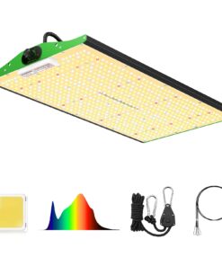 VIPARSPECTRA P2000 LED Grow Lights for Seed Starting Vegetables Bloom, 250 Watt Dimmable Plant Light Dimming Daisy Chain Grow Lights for Indoor Plants Full Spectrum in 4x2/3x3 Grow Tent