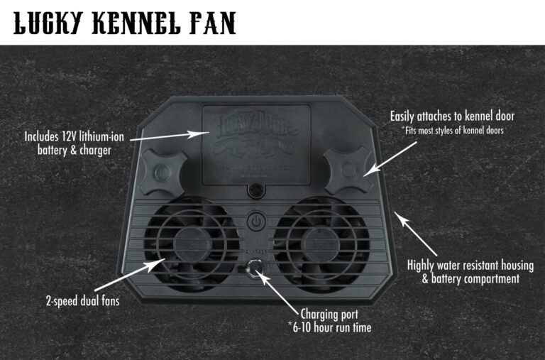 Lucky Duck Universal Dog Kennel Fan - Image 6