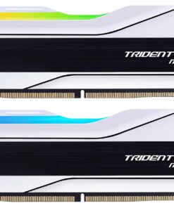 G.SKILL Trident Z5 Neo RGB Series (AMD Expo) DDR5 RAM 32GB (2x16GB) 6000MT/s CL30-36-36-96 1.35V Desktop Computer Memory UDIMM - Matte White (F5-6000J3036F16GX2-TZ5NRW)